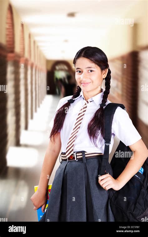 indian school girl stock photos